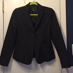 Charcoal Ann Taylor blazer, 0 Petite