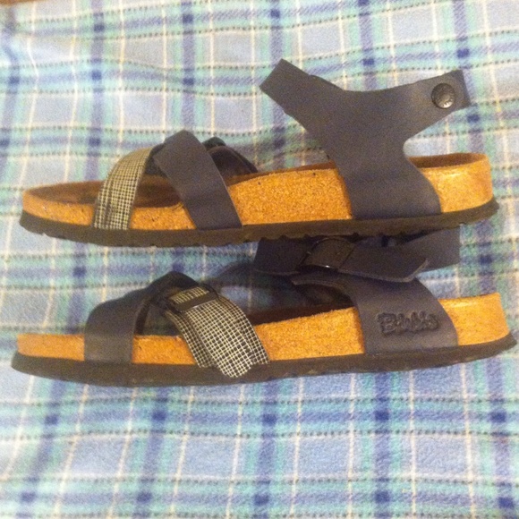 Blue and Plaid Birki's