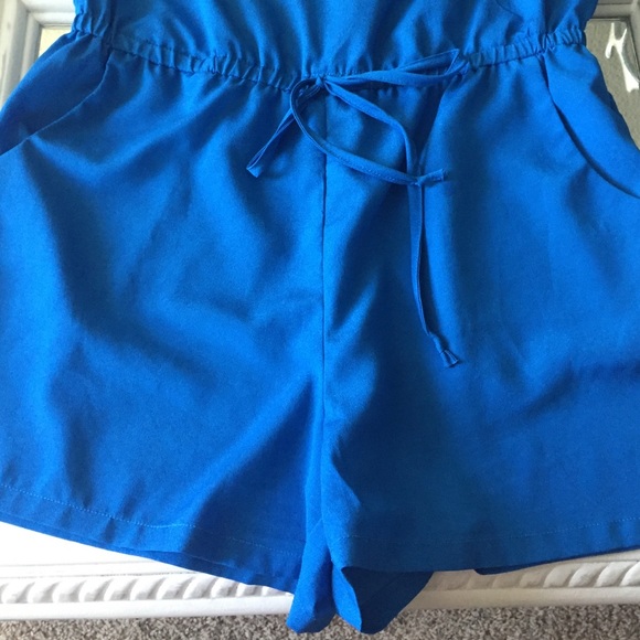 🔵Blue romper!🔵 - Picture 3 of 4