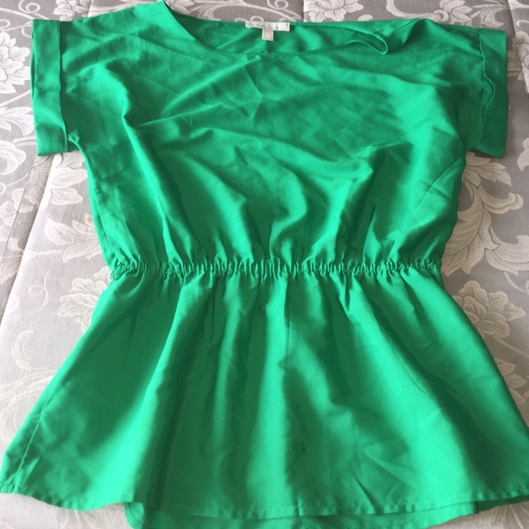 Banana Republic Green Peplum top