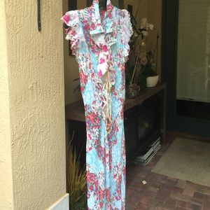 Handmade floral dress