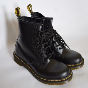 Doc Martens black leather boots [worn once]