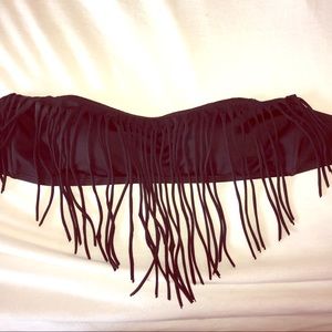 LA Hearts strapless fridge bikini top