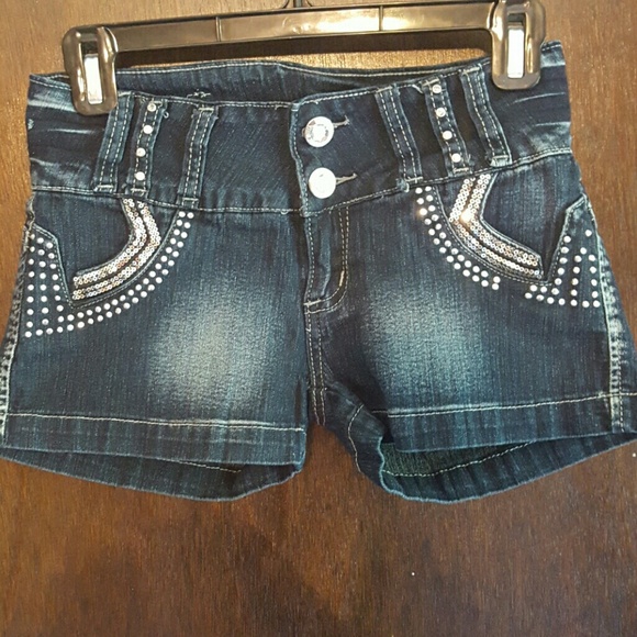 Silver Diva Jean shorts