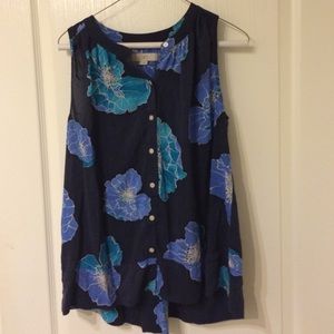 Loft floral cotton shirt