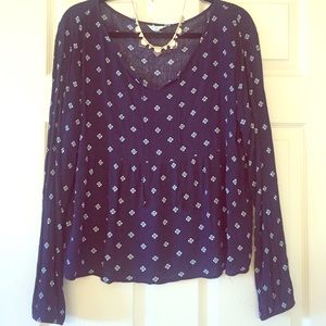 Long sleeved peasant top from Aero!