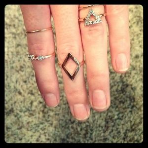 ✨Gold midi ring set✨