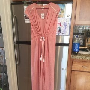 J Crew Maxi Beach Striped Dress NWT Size Large