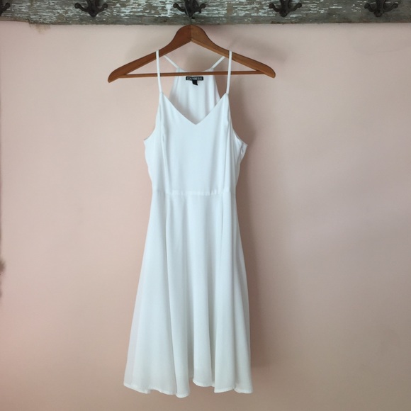 express breezy white summer sundress