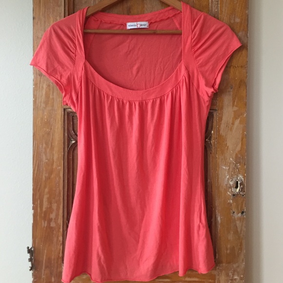 Salmon orange color tshirt