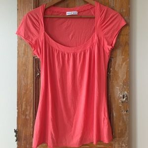 Salmon orange color tshirt