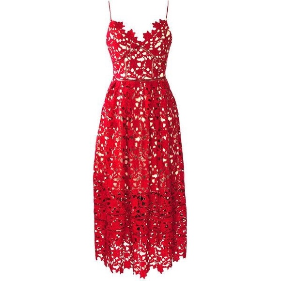 Red Lace Dress