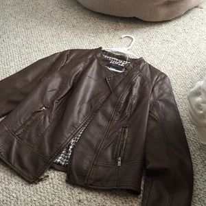 Faux Leather Jacket