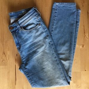 J. Crew lookout high-rise crop jean in sharky wash