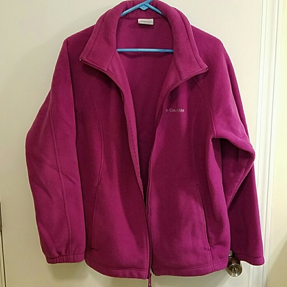 Pinkish purple Colombia fleece jacket