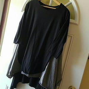 Reborn high-low shirt dress