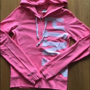 PINK zip up hoodie