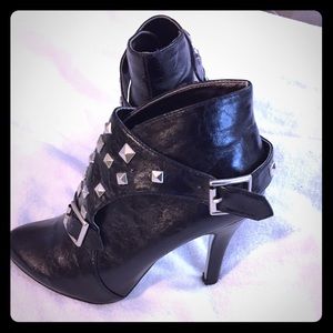 Black studded bootie. Size 7.5