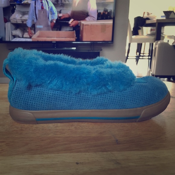 Blue ugg slippers!