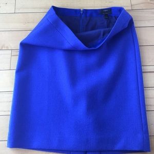 J crew pencil skirt no 2 size 8 Royal blue