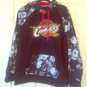 Cleveland CAVS rose print hoodie!