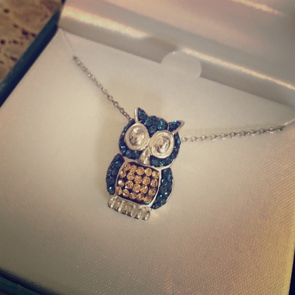 Crystal Owl Pendant