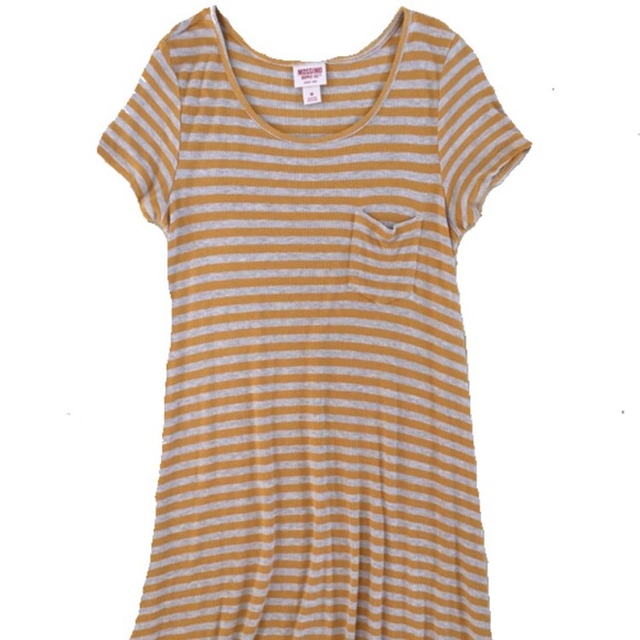 Striped tshirt dress💛🌞🌼