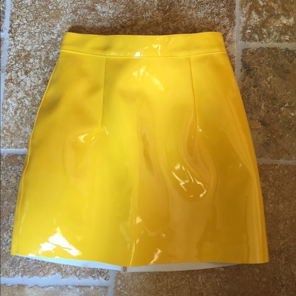 American Apparel Vinyl Skirt