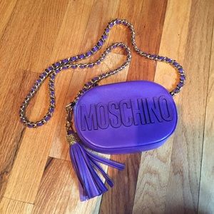 Authentic Moschino Logo Crossbody Bag