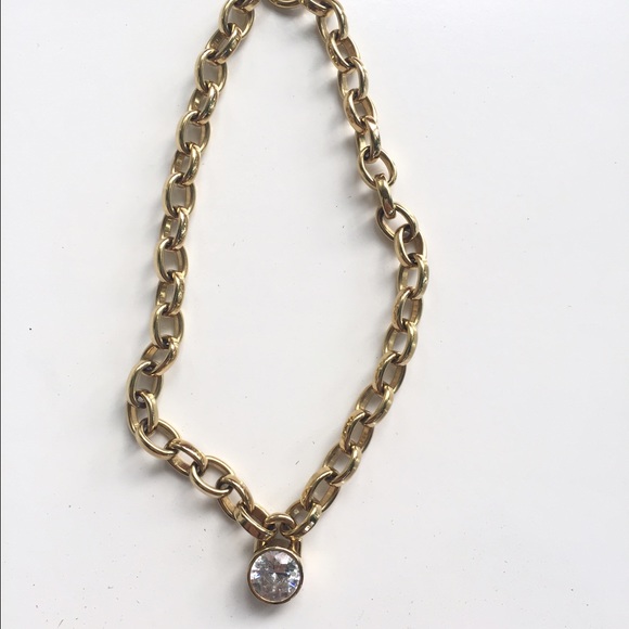 Michael Kors gold toggle necklace