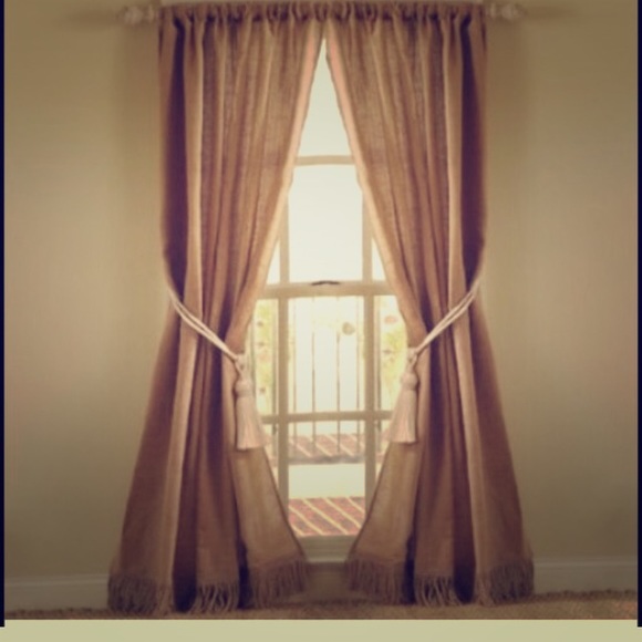 Burlap Curtains