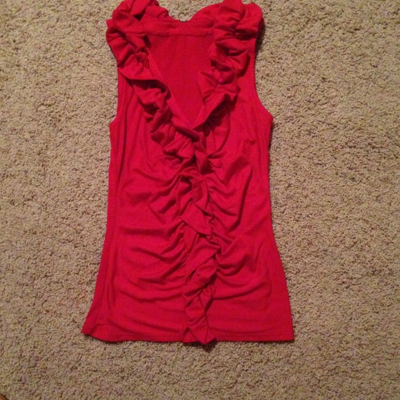 HOT Spanish-style Red Stretch Top ❤ - Picture 2 of 2