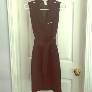 Sleeveless "Trench" Dress