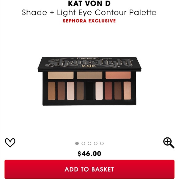 Kat Von D shades of light palette