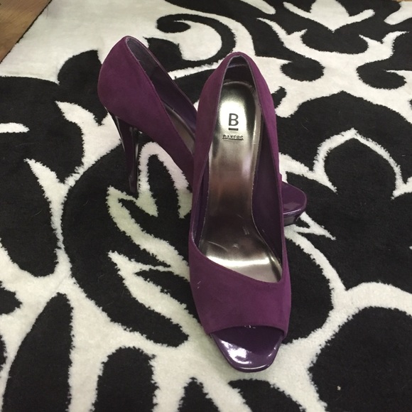 Bakers Shoes Bakers Purple Platforms Poshmark