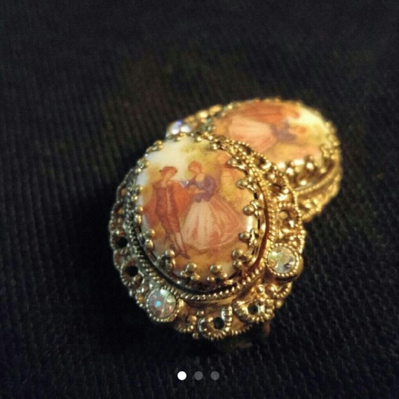 Vintage West Germany Clip Earrings