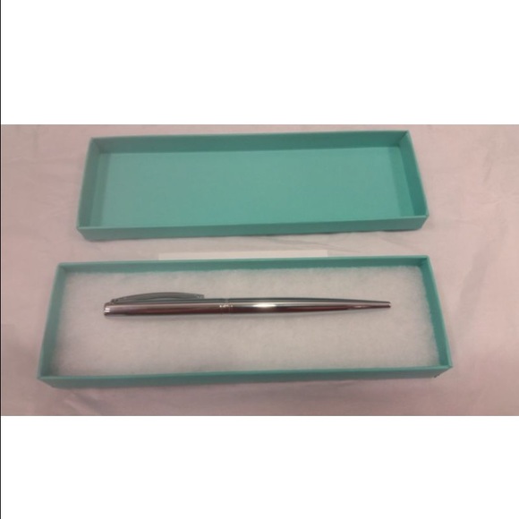Tiffany & Co Chrome Ballpoint Pen - Picture 1 of 3
