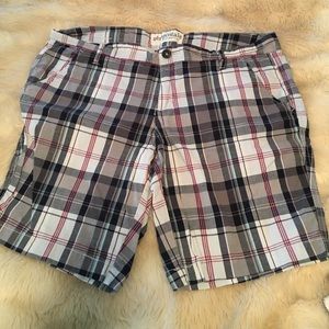 Plaid shorts
