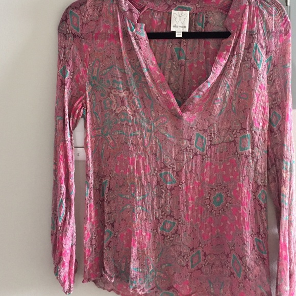 Ella Moss sheer blouse