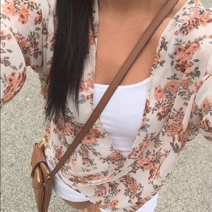 Floral print blouse