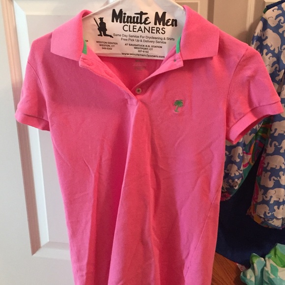 Lilly Pulitzer size small pink polo