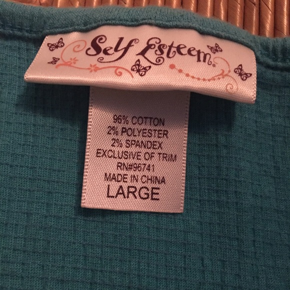 Turquoise blouse - Picture 4 of 4