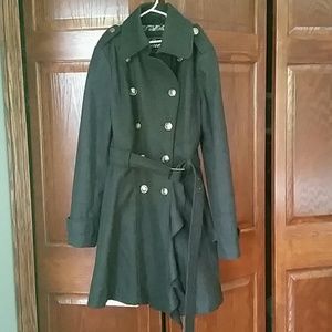 Guess Gray Wool Coat