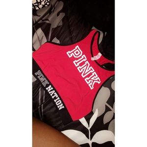 Vs Pink Racerback Sports bra