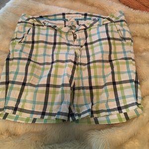 Plaid shorts