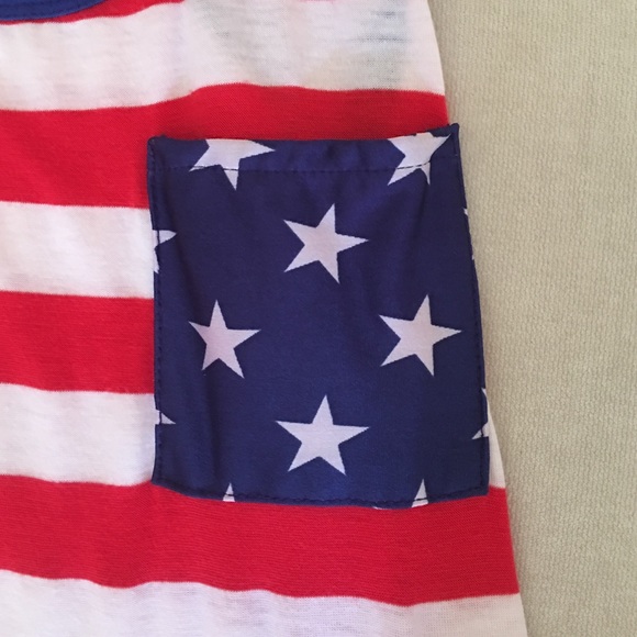American Flag Racerback Tank - Picture 2 of 3