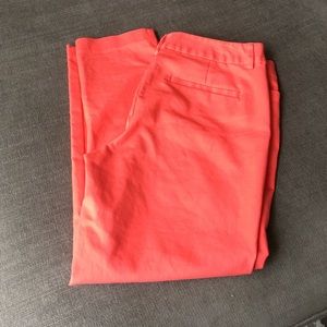 Liz Claiborne coral ankle pants