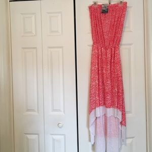 High-low maxi dress