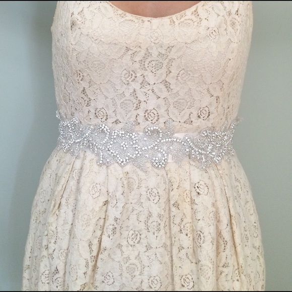 Beaded bridal ribbon