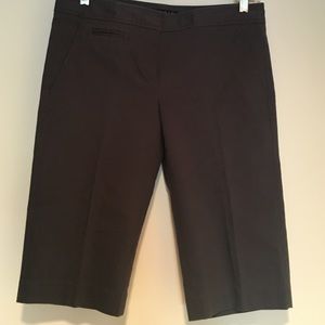 Theory black bermuda shorts size 4